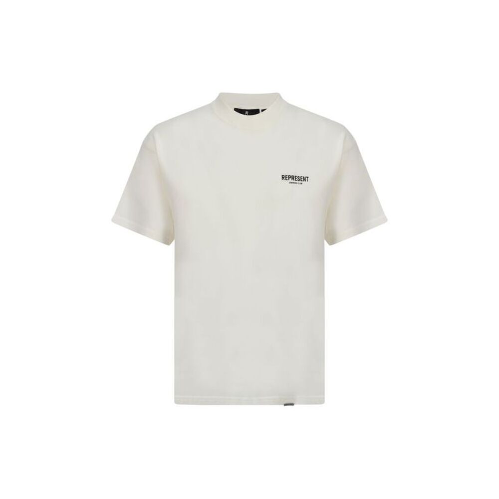 Represent White Cotton Men's T-Shirt